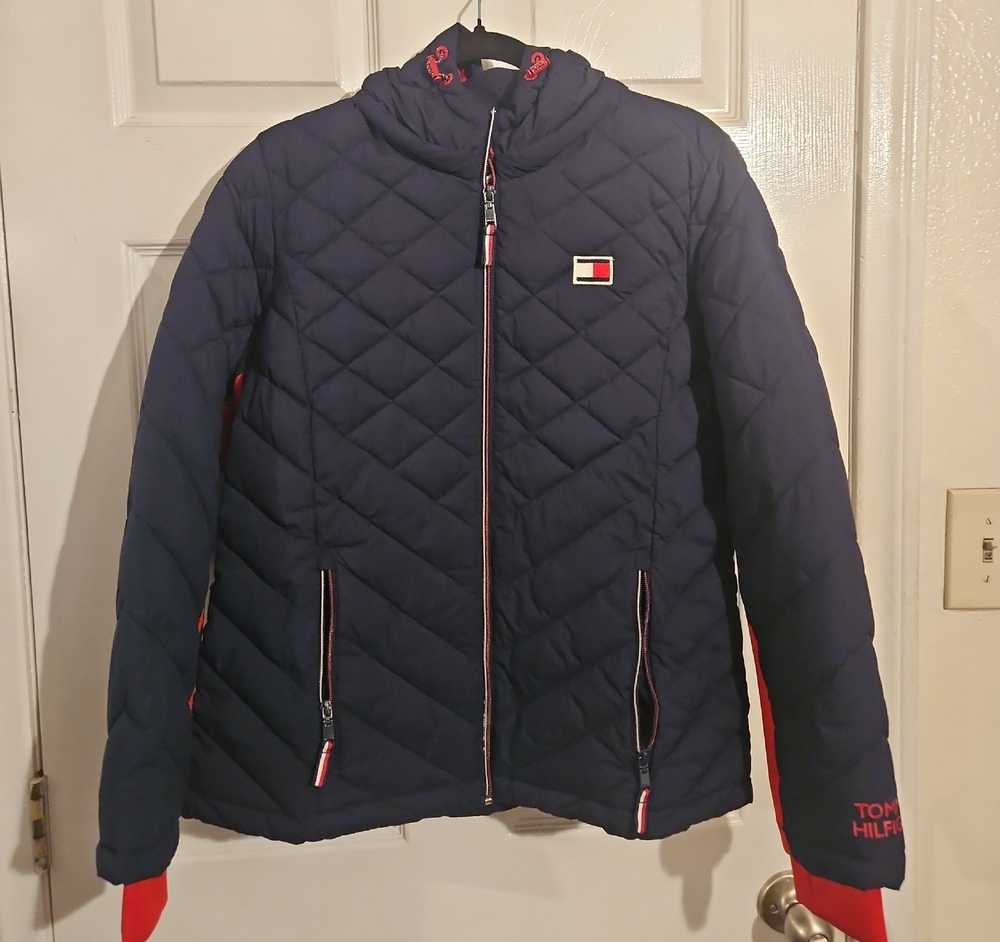 Tommy Hilfiger Navy Blue Puffer Jacket